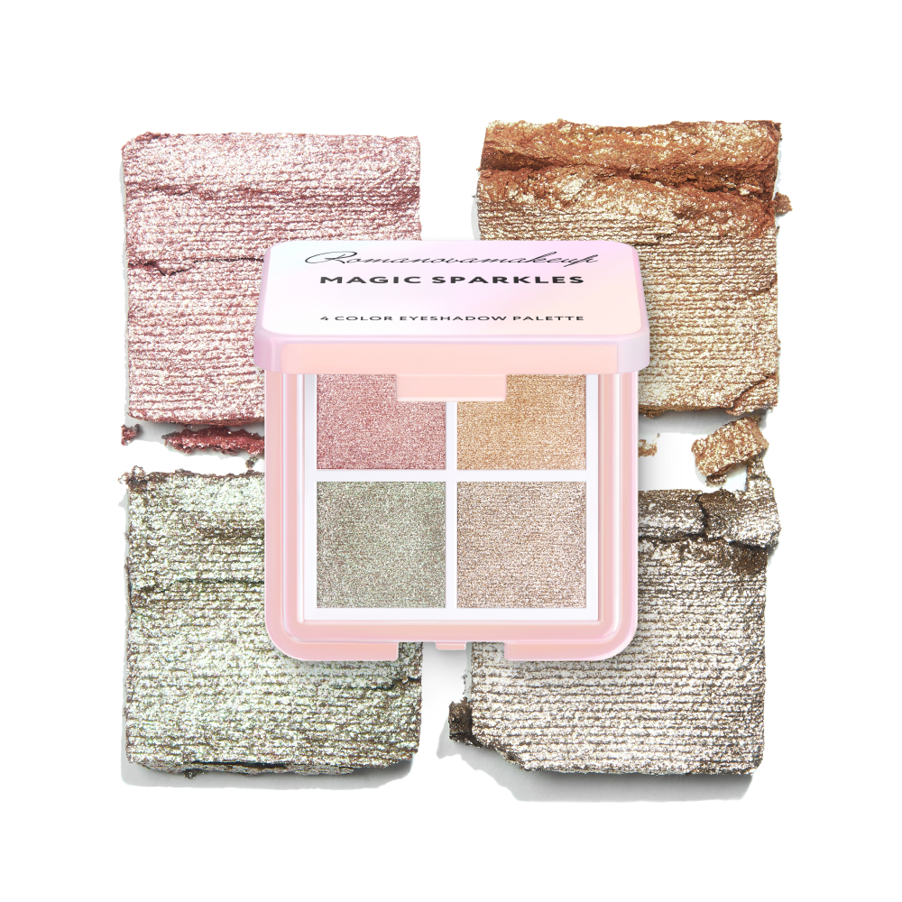 Купить Палетка теней для век 4 Color Eyeshadow Palette MAGIC SPARKLES